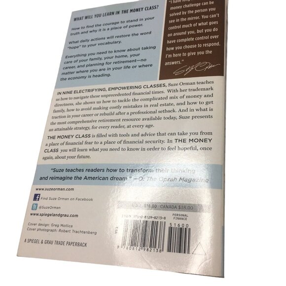 Suze Orman The Money Class 2012 Personal Finance Success Book u - Picture 3 of 9